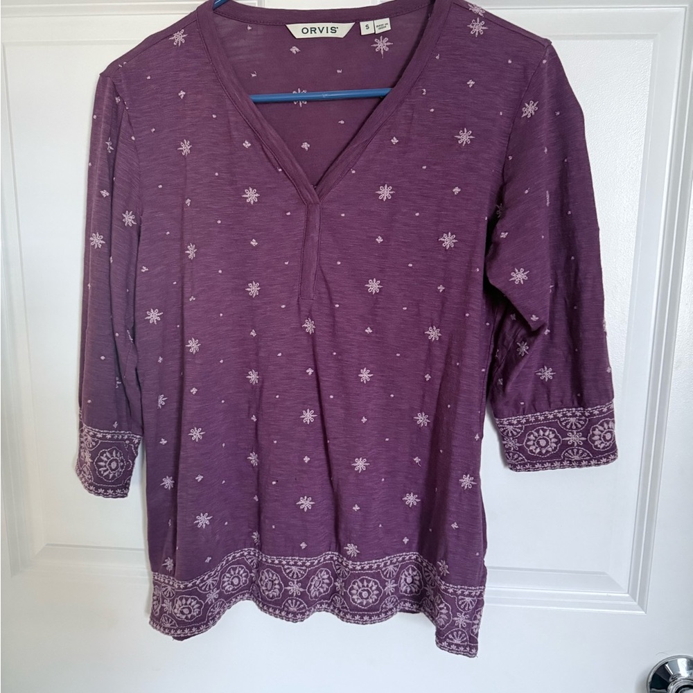 Orvis Women's Purple Top